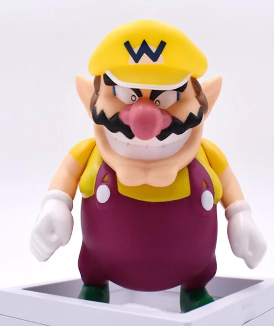 Wario 13 см Фигурки "Супер Марио" игрушки Super Mario Bros Bowser Luigi Koopa Yoshi Mario Maker Odyssey ПВХ фигурка модель куклы игрушки - Цвет: Wario