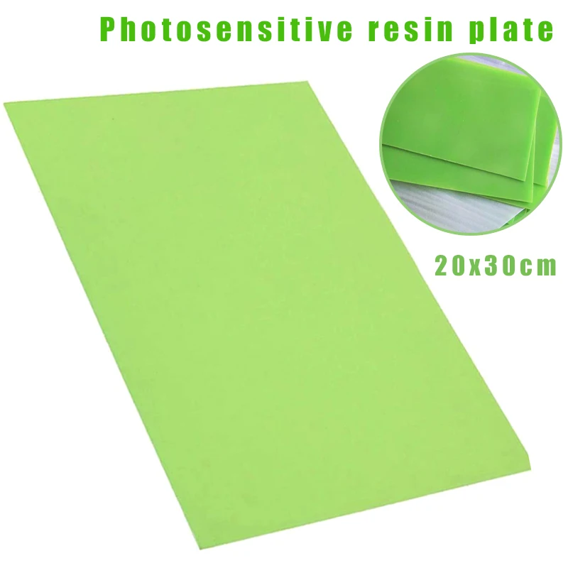 20x30 см печать из смолы Изготовление DIY Фотополимерная тарелка Ремесло Печатный