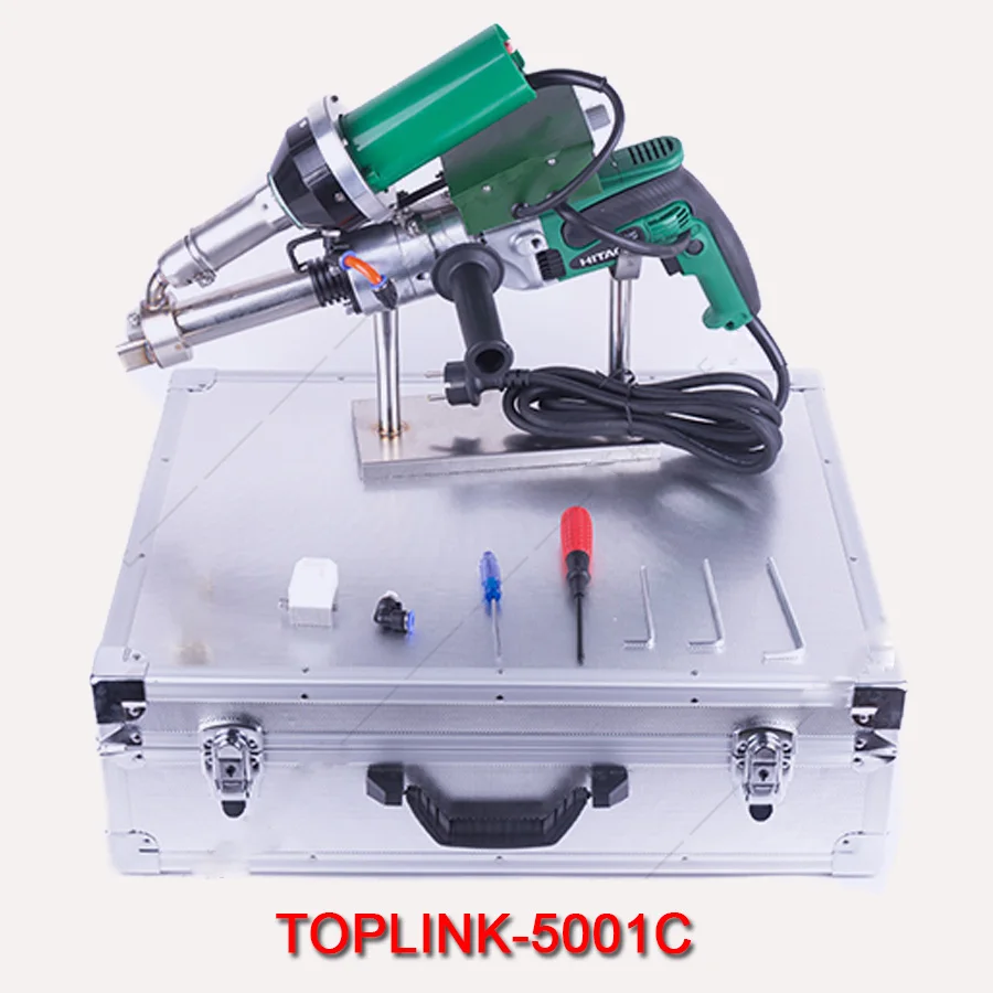 Package 5 TOPLINK Топ продаж пластиковый экструдер сварочный аппарат с мотором metabo - Цвет: Package 5