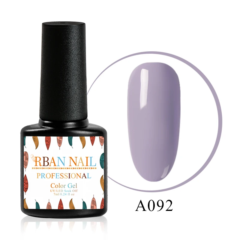 BM30092 RBAN NAIL 7 мл чистый Полупостоянный УФ-гель для ногтей Sock Off Лак Гибридный стойкий УФ-гель для ногтей маникюр - Цвет: BM30092