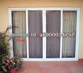 Раздвижная дверь из алюминиевого сплава с двойным остеклением 2971 8 мм * 1905 белый