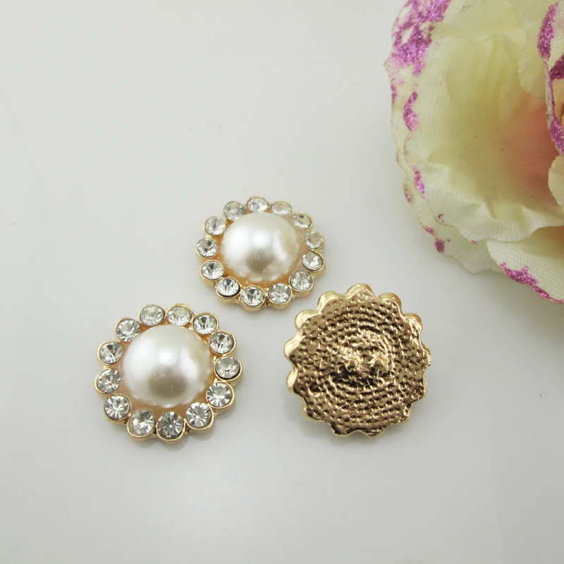 (BT141 22 мм) 20 шт. жемчужные пуговицы с плоской задней стороной|rhinestone flatback button|flatback