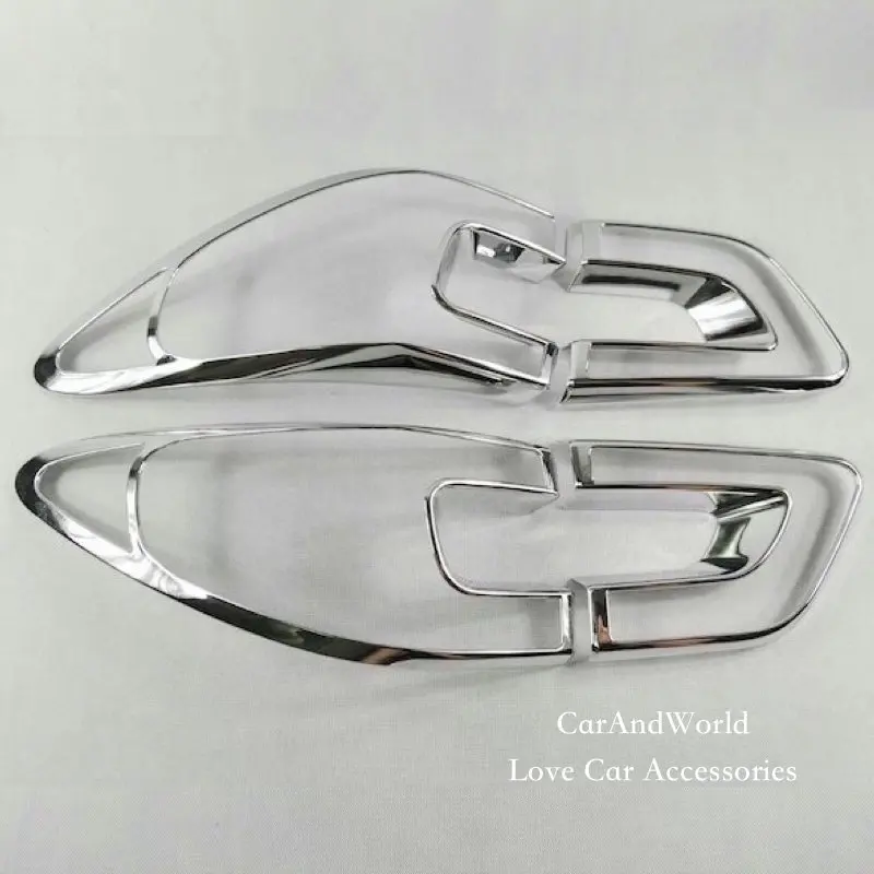 Задние фары крышка рамы задняя фара отделка ABS хромированные декоративные