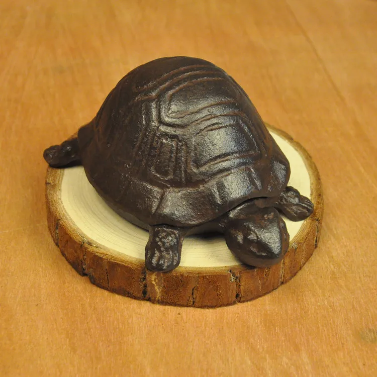Чугунная черепаховая клавиша Hider скрыть ключ газон двора сада статуя украшение