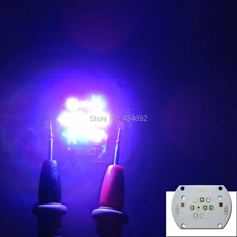 CREE XPE XP-E + ХТЕ XT-E EPILEDS уф красный DIY Coral Fish Tank Лампа Светодиодная 30 В-31 В 350-600mA