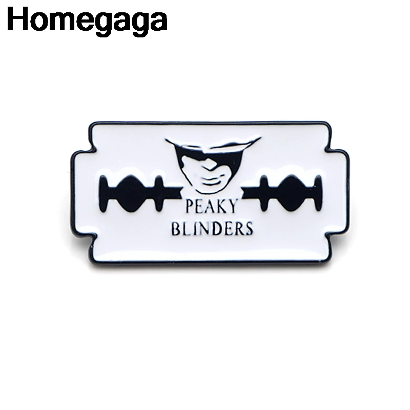 Homegaga Peaky bliners цинковый металлический Узелок шпильки футболки значки Сумка Одежда Кепка рюкзак броши для обуви значки медали украшения D2137