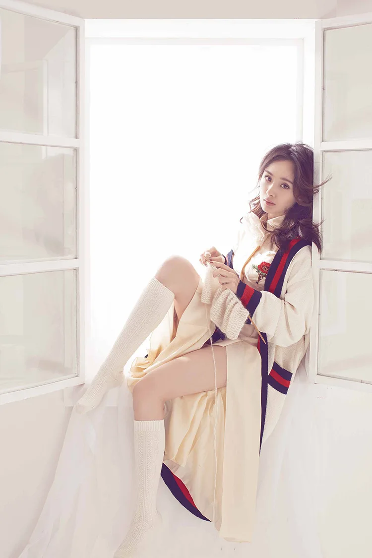 Новый весенний шерстяной свитер с блестками женский кардиган Длинный свободный