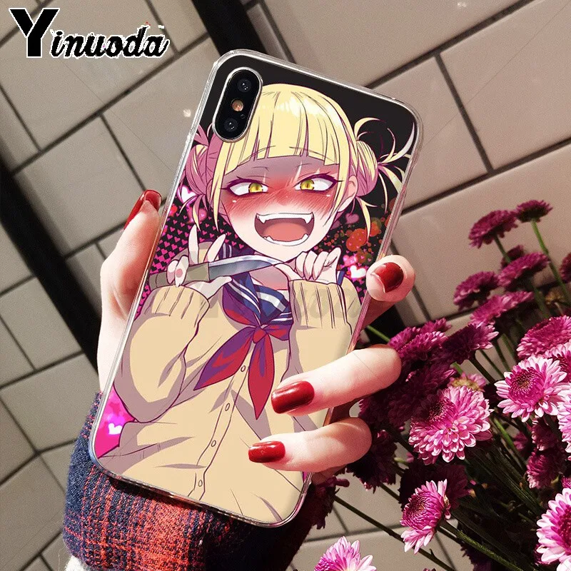 Yinuoda My hero academic химико Тога DIY Рисование чехол для телефона Apple iPhone 8 7 6 6S Plus X XS MAX 5 5S SE
