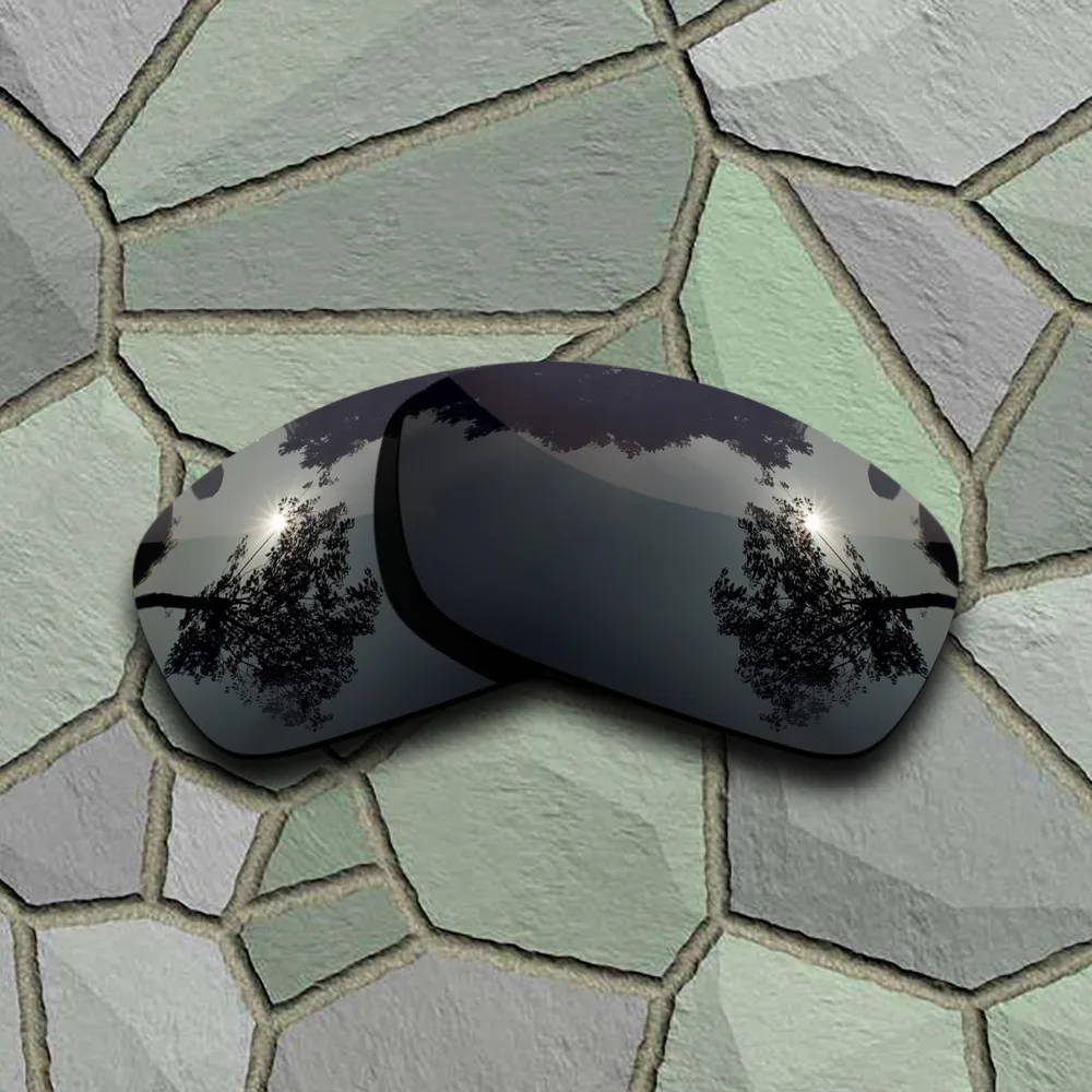 Grey Black&Violet Red Sunglasses Polarized Replacement Lenses for Oakley Hijinx
