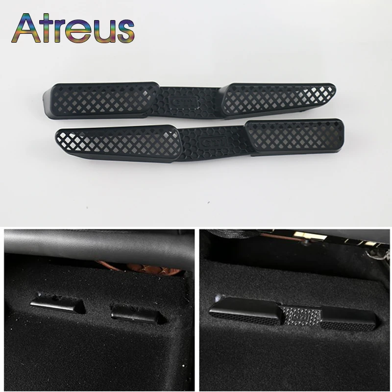 Atreus 1set For Skoda Yeti 5L 2009-2017 Accessories Car Seat Air Conditioner Air Outlet Protective Cover Sticker