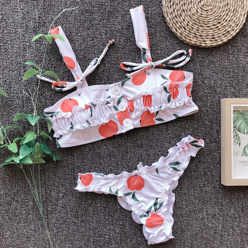 Женское бикини с пуш апом сексуальное спортивный купальник мини для лета