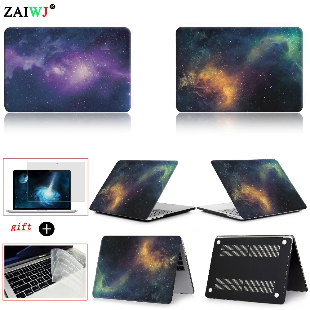 Чехол для ноутбука с принтом ZAIWJ MacBook 2018 Air Retina Pro 11 12 13 15 Mac book New &quotс сенсорной