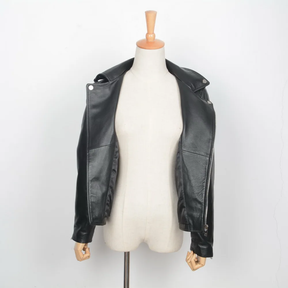 Jancoco Max, новинка, популярные Короткие куртки, женские пальто из натуральной кожи, с карманами, женская мода, весна, осень, зима, S5001