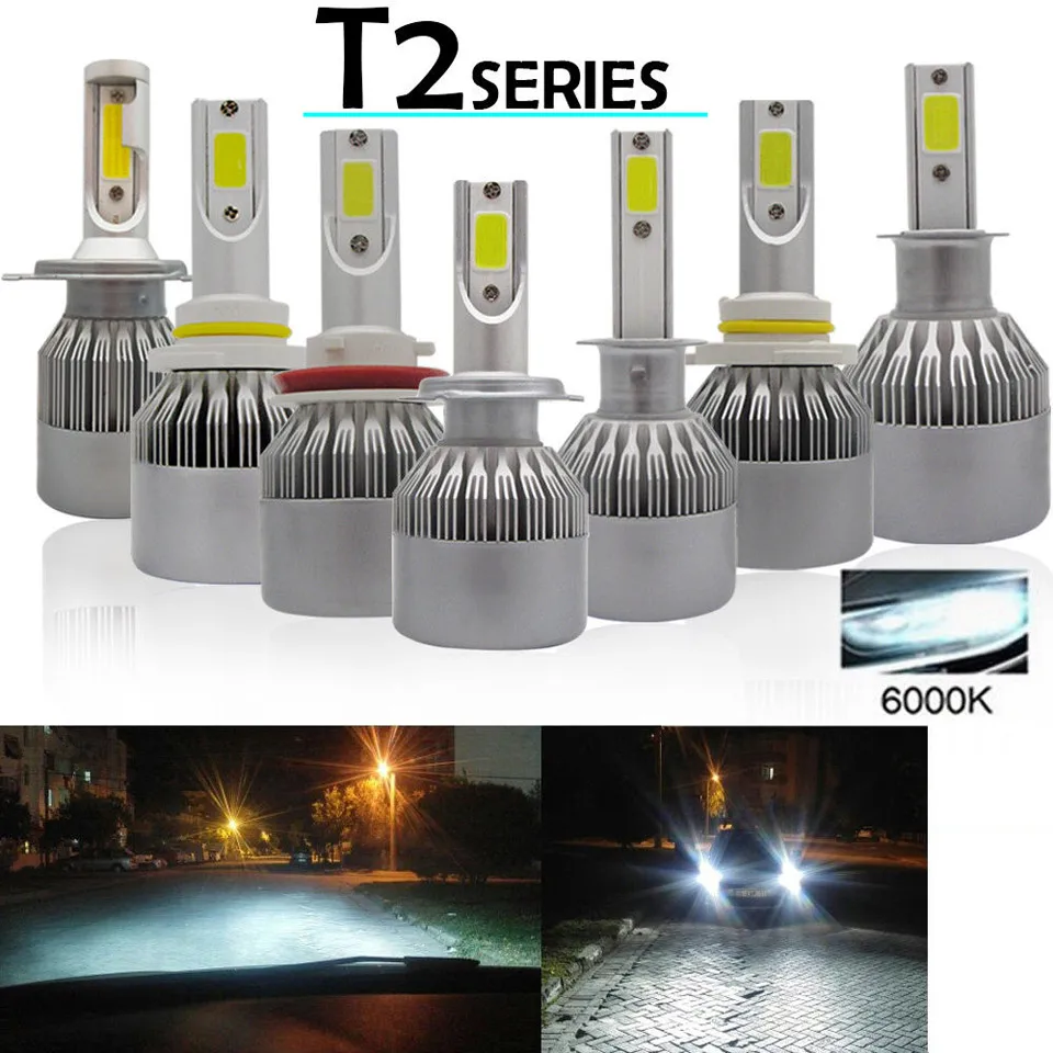 D1S/D3S D2S/D4S H4 H1 H3 H7 H11 9005/HB3 9006/HB4 110W 20000LM 6000K белый комплект автомобильных светодиодных