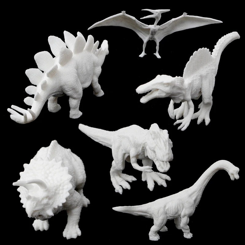 DIY раскраска Животное Динозавр Модель Рисование граффити детские игрушки|dinosaur