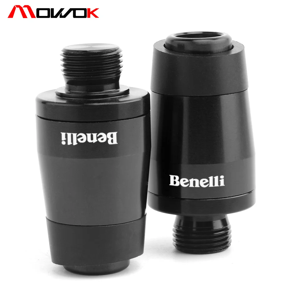 Новые мотоциклетные ручки на руль, рукоятка, заглушки для Benelli NT 125 300 600 leoncino 500 leoncinoX BJ 500 BN 600i 302 251 - Цвет: black