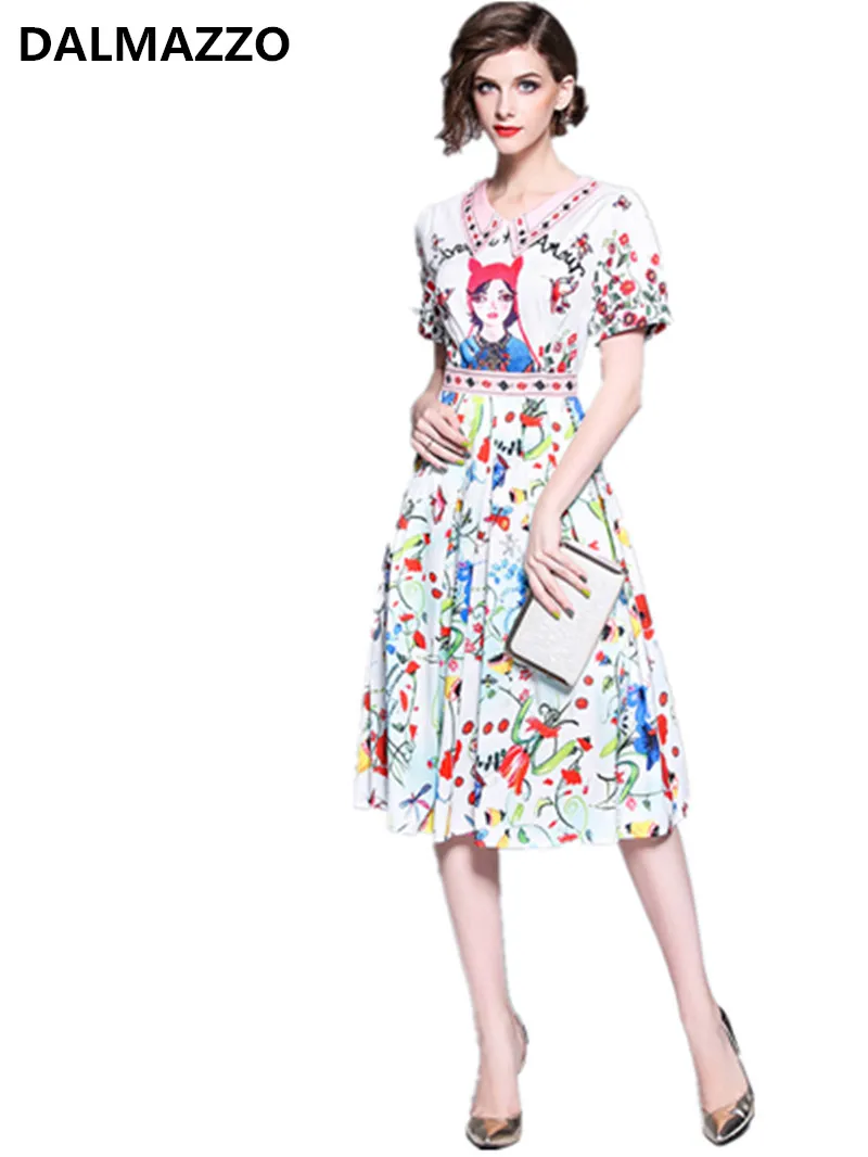 Европейский женский подиум тонкий короткий рукав отложной воротник платье Vestidos