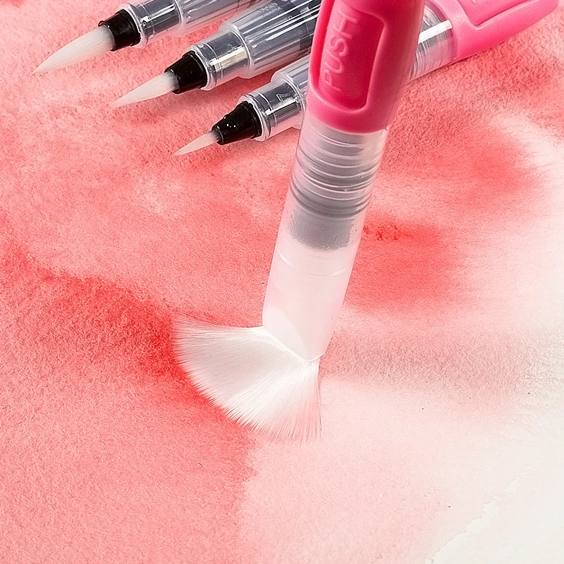 6 шт водяная кисть Акварельная краска набор кистей большая емкость мягкая Акварельная Краска Ручка для начинающих Рисование товары для рукоделия