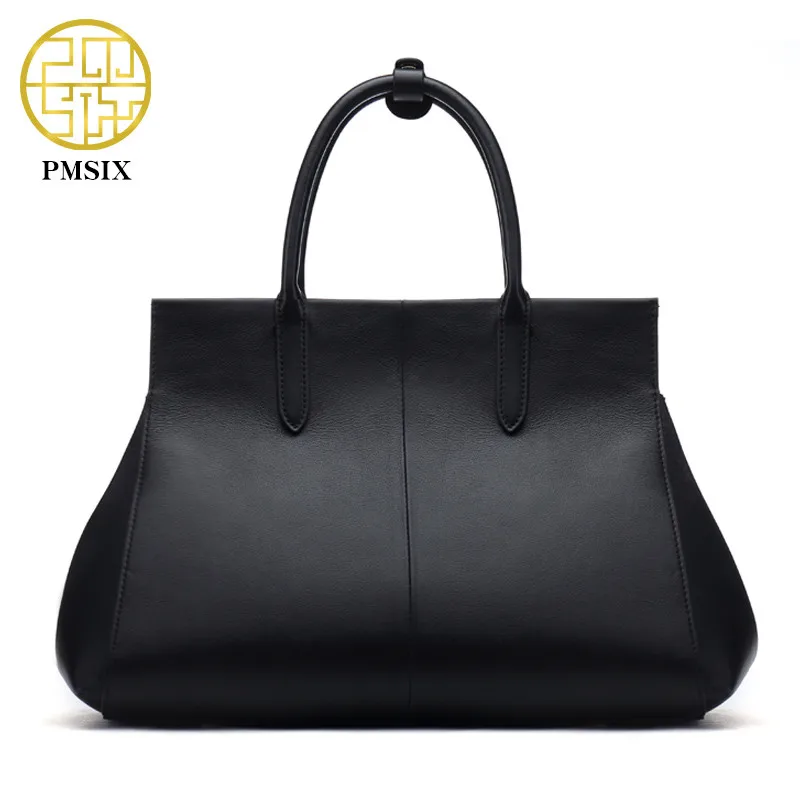 Сумка-тоут женская из натуральной кожи с тиснением в виде цветов |