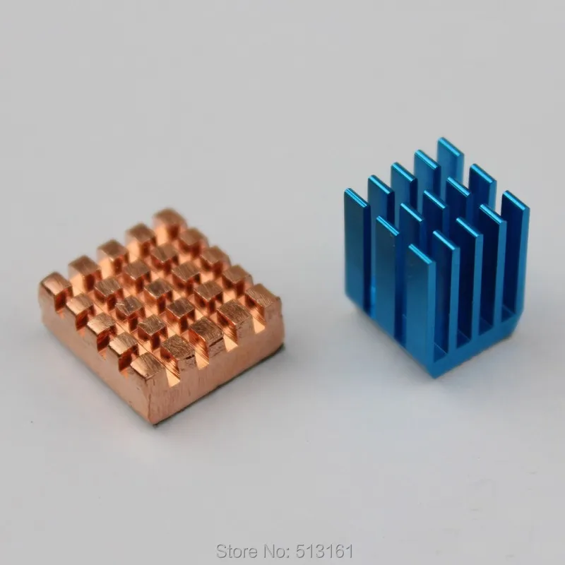 2 шт./лот алюминиевый медный Охлаждающий радиатор радиаторы для Raspberry Pi |