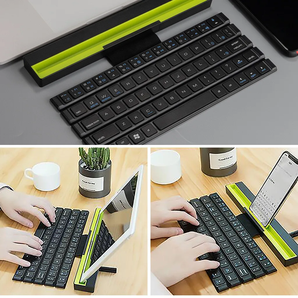 Bluetooth клавиатура R4 Складная с 64 клавишами для IOS/Android/Windows/ipad/планшетов|Клавиатуры|