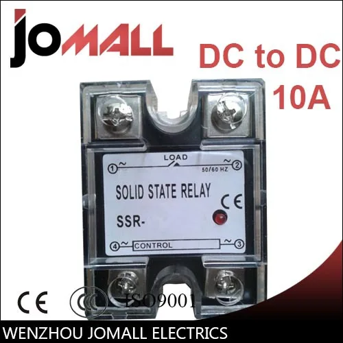 SSR 10DD H 220V DC управления полупроводниковое реле общего назначения герметичный