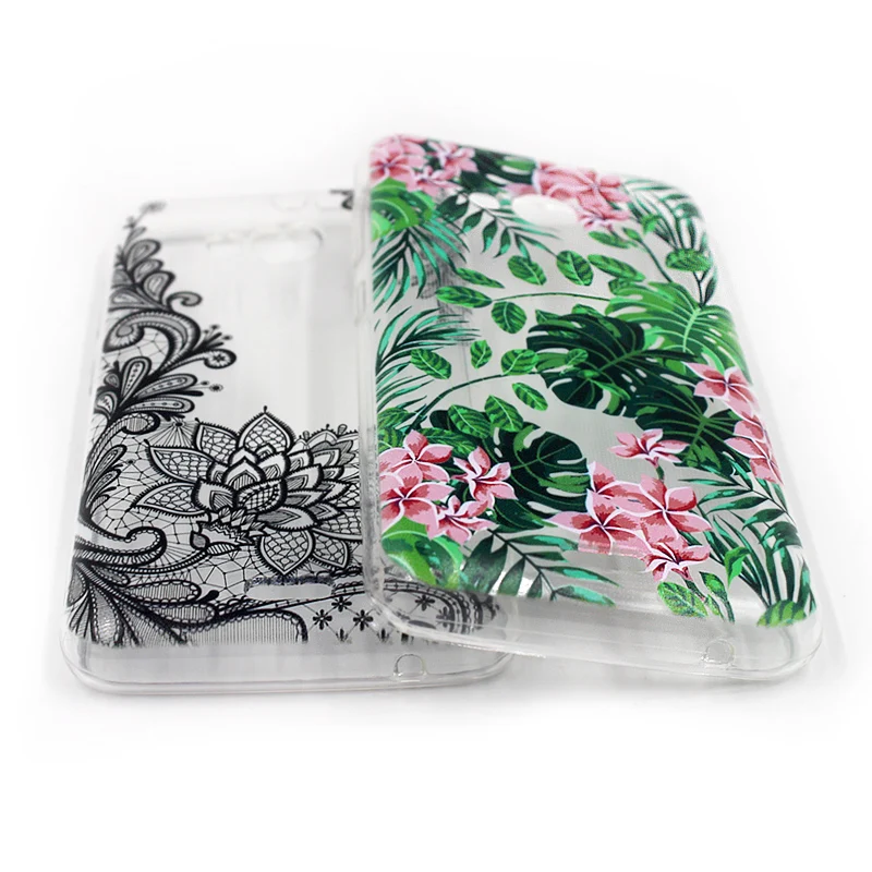 For Fly Fs408 Stratus 8 4.0 Inch Phone Case Soft TPU Silicone Back Cover Protective Printed Fundas |