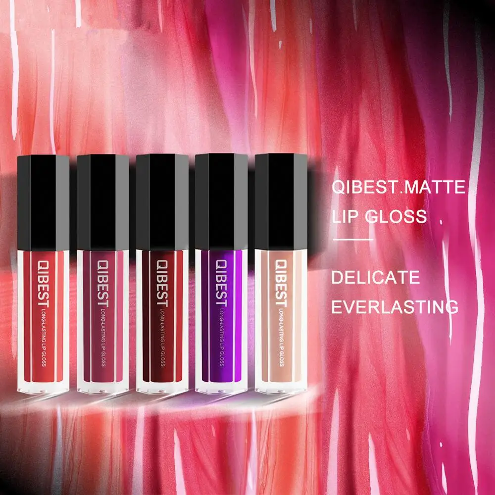 Макияж для губ матовый блеск водонепроницаемый стойкий сексуальный пигмент