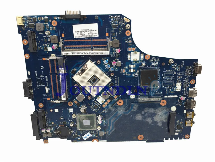JOUTNDLN для Acer Aspire 7750 7750Z P7YE0 LA 6911P Материнская плата ноутбука hm65 DDR3 MBRN802001