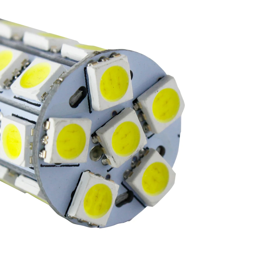 2 шт. Белый 1156 5007 7506 7527 BA15S светодиодный лампы 5050 27 SMD Сменные для 12 в задние фонари