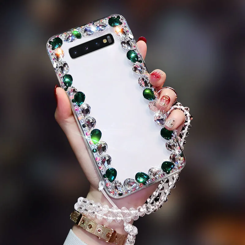The Collision Diamond Pattern Anti-collision Phone Case Works With For Samsung Galaxy S10Plus | Мобильные телефоны и