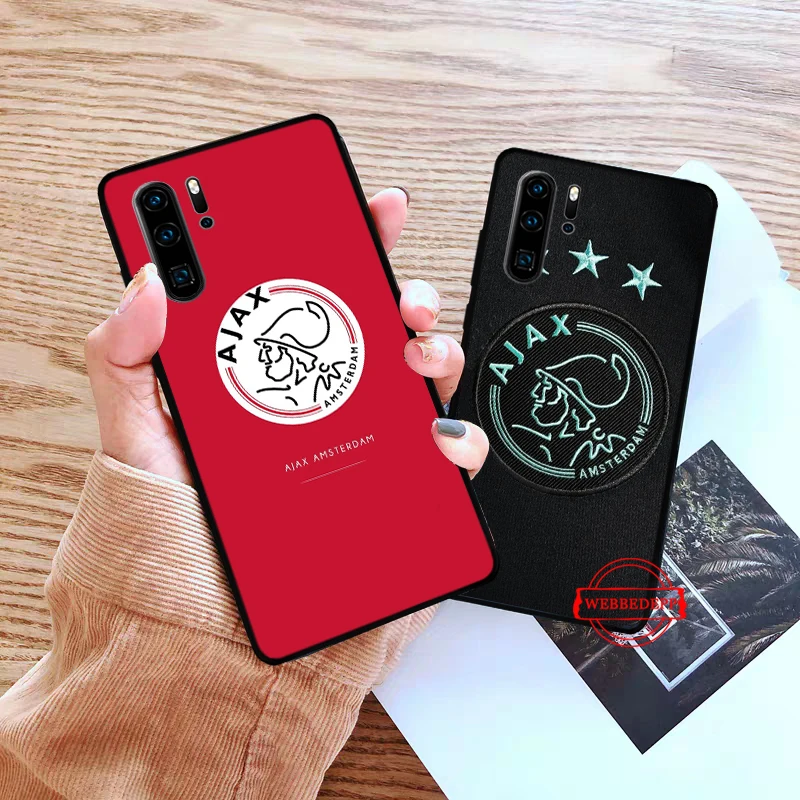 Силиконовый чехол Ajax Team для Huawei P8 Lite 2015 2017 P9 2016 Mimi P10 P20 Pro P Smart 2019 P30|Бамперы| |