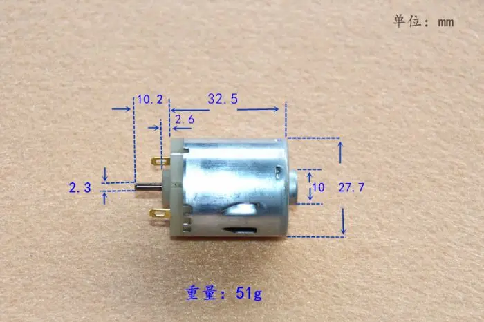 DC6V-24V 4000-20000 ОБ/мин RS-365SA-10185A миниатюрный двигатель постоянного тока с постоянным