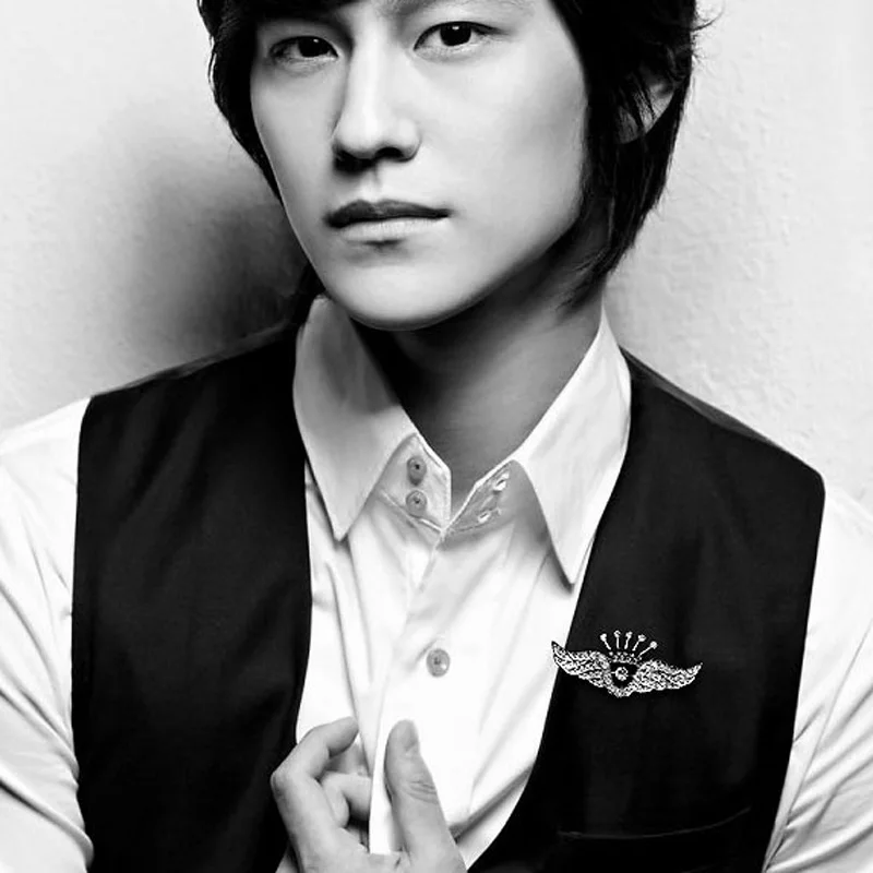 Модные популярные украшения унисекс Серебряная корона со стразами брошь с