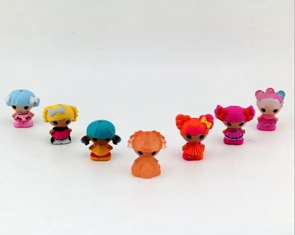 50 шт./лот Мультяшные фигурки Lalaloopsy милые куклы для девочек мини игрушки с