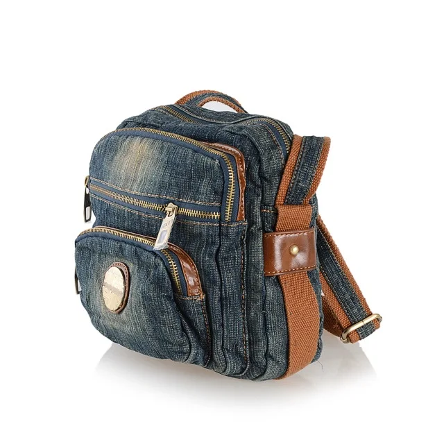 Винтажные модные джинсовые сумки с клапаном для девочек через плечо женские