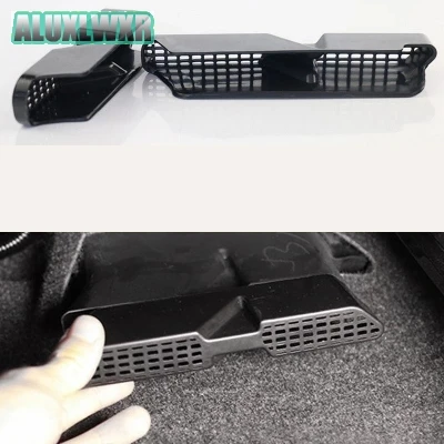 

2PCS Car-styling Seat AC Heat Floor Air Conditioner Duct Vent Outlet Grille Cover Car Accessories for Toyota RAV4 XA40 2013-2018