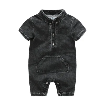 HY383-Black Kimocat/Одежда для новорожденных мальчиков и девочек; детские комбинезоны с длинными рукавами; Одежда для Хэллоуина; Детский комбинезон для малышей - Цвет: HY383-Black