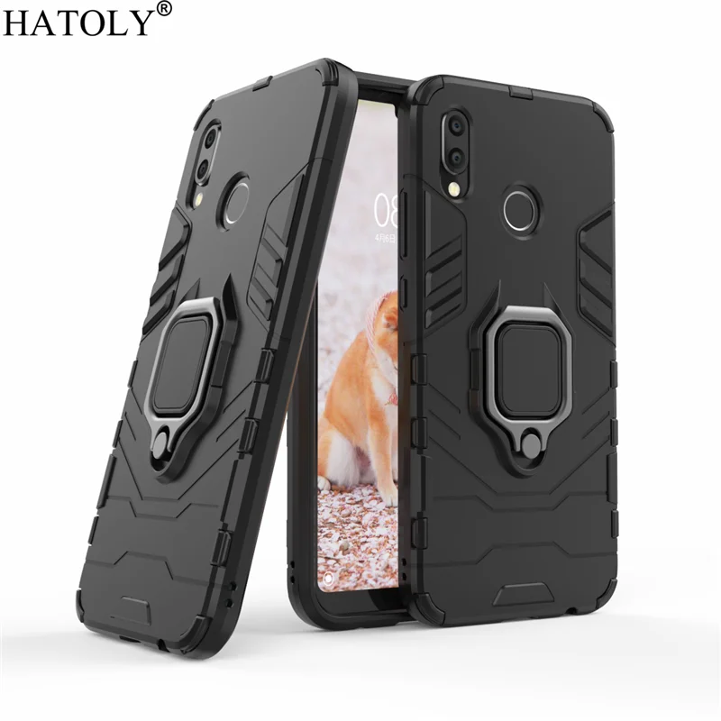 Чехол HATOLY для Huawei P20 Lite чехол с магнитным кольцом на присоске чехлы кронштейном
