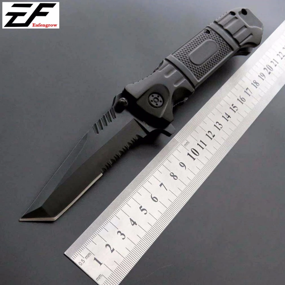 Складной нож Eafengrow EF18 58 60HRC карманный клинок из АБС пластика и алюминиевого сплава
