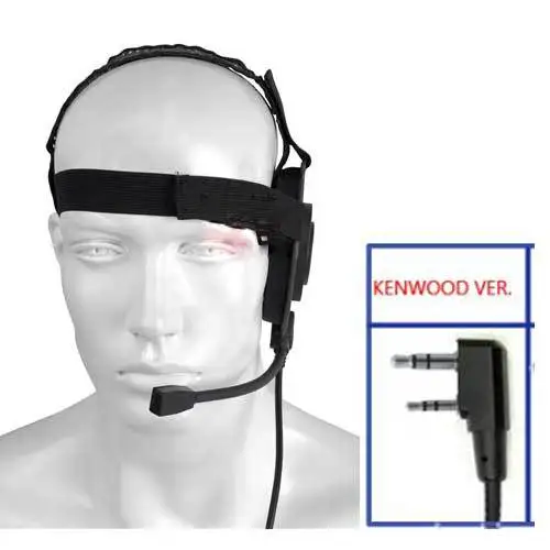 Kenwod Тактическая гарнитура Bowman Elite II с U94 PTT для Kenwood Motorola Icom 2 Pin Midland Walkie Talkie радио военные гарнитуры ptt - Цвет: Kenwod