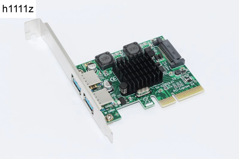 Cartão de Expansão Usb 3.1 Adaptador de Placa de Expansão Pci-e Usb 3.1 com Portas Usb3.1 Supervelocidade de 10gbps para Componentes de Computador de Mesa Cartões para acréscimos