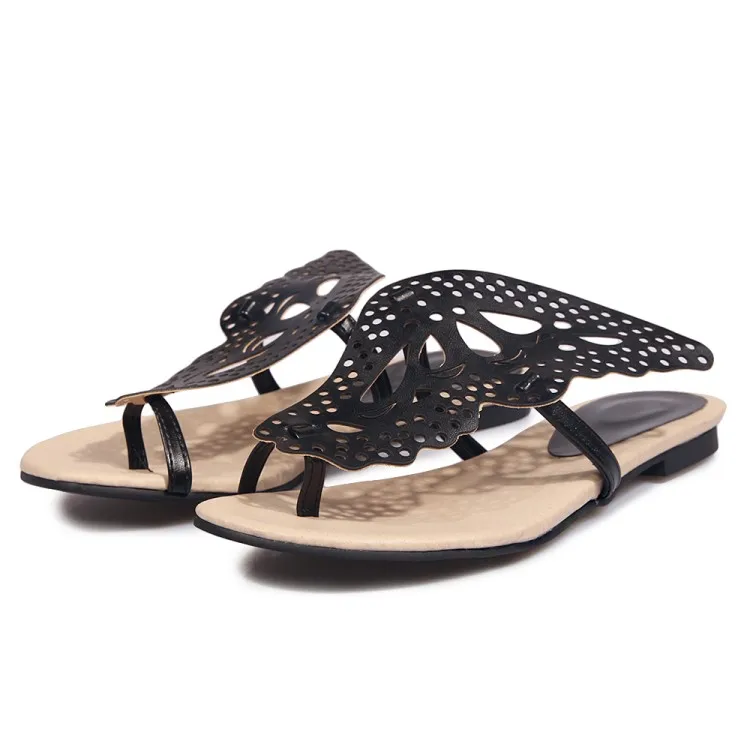 2018 летние модные женские шлепанцы с открытым носком ажурные туфли на плоской