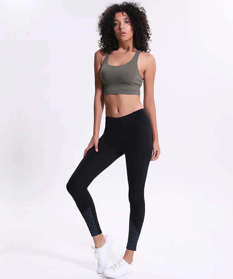 Женские Капри спортивные для тренажерного зала сексуальные с контролем живота