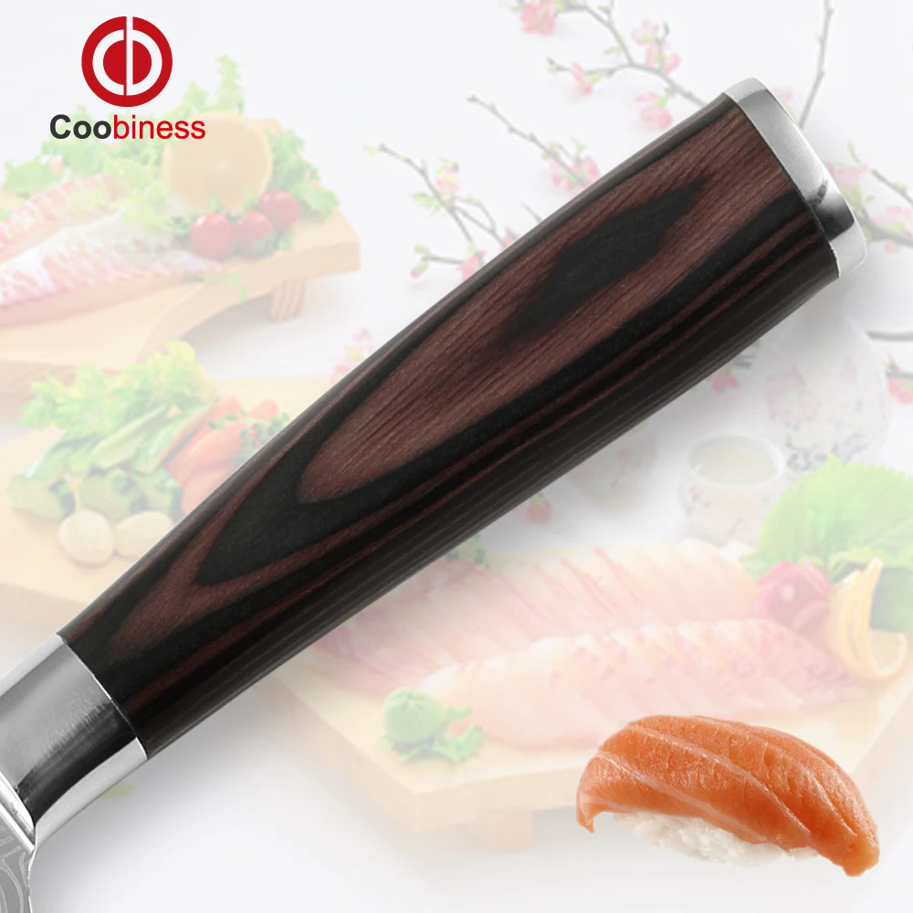 XYJ 5 inch santoku knife fine quality stainless steel kitchen laser Damascus veins blade very sharp tools new arrival | Дом и сад
