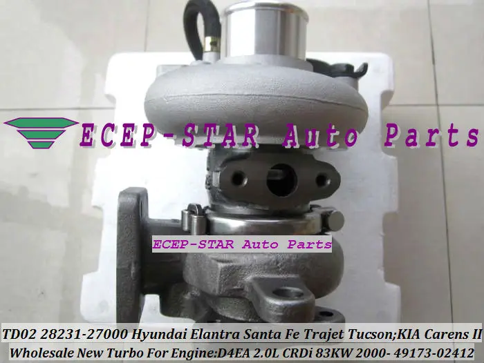 Бесплатная доставка 49173 02410 28231 27000 02412 02401 турбо для KIA Carens Hyundai Elantra Trip Tucson Santa Fe D4EA