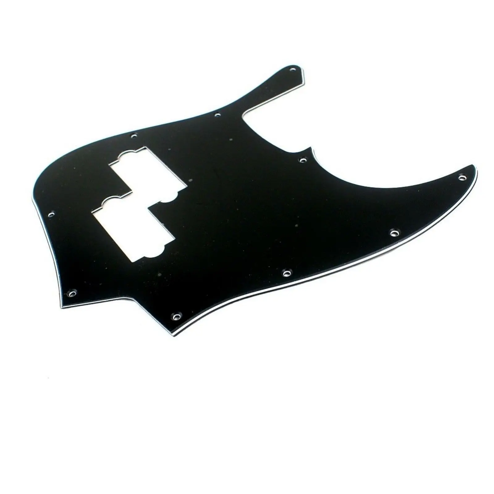 Новая Черная 3 слойная джазовая бас гитара Pickguard w/PB пикапа отверстие и Монтажный