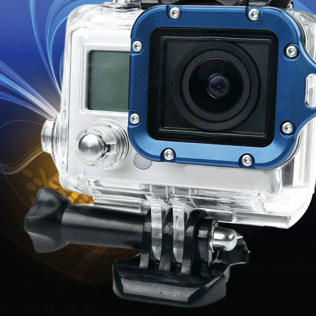 Модный Алюминиевый Ремешок адаптер кольцо для Gopro HD Hero 3 квадратное объектива gopro