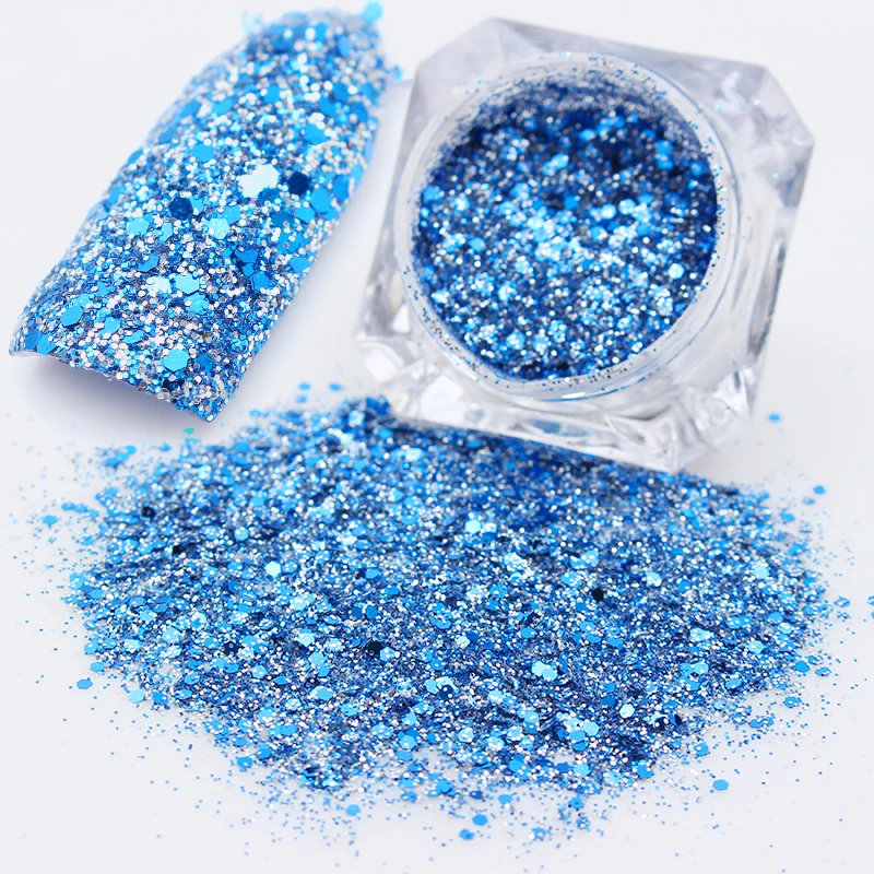 BORN PRETTY Holo Блестки для лазерного маникюра золотые серебряные блестящие цветные