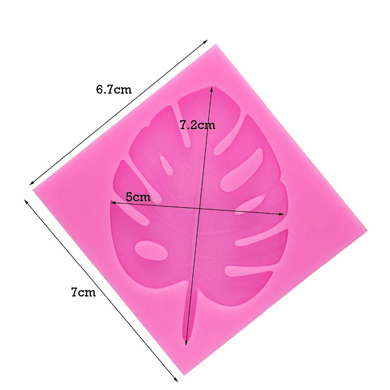 3D силиконовая форма для украшения торта инструменты шоколада дерева Листьев